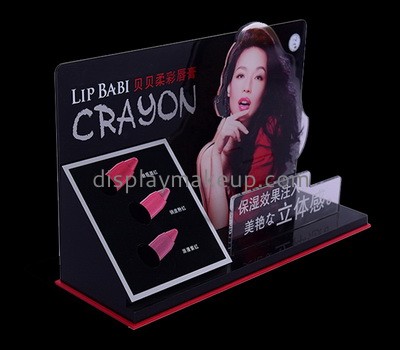 OEM supplier customized countertop acrylic lipstick display riser DMD-2863