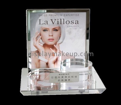 OEM supplier customized acrylic skin care products display riser DMD-2857