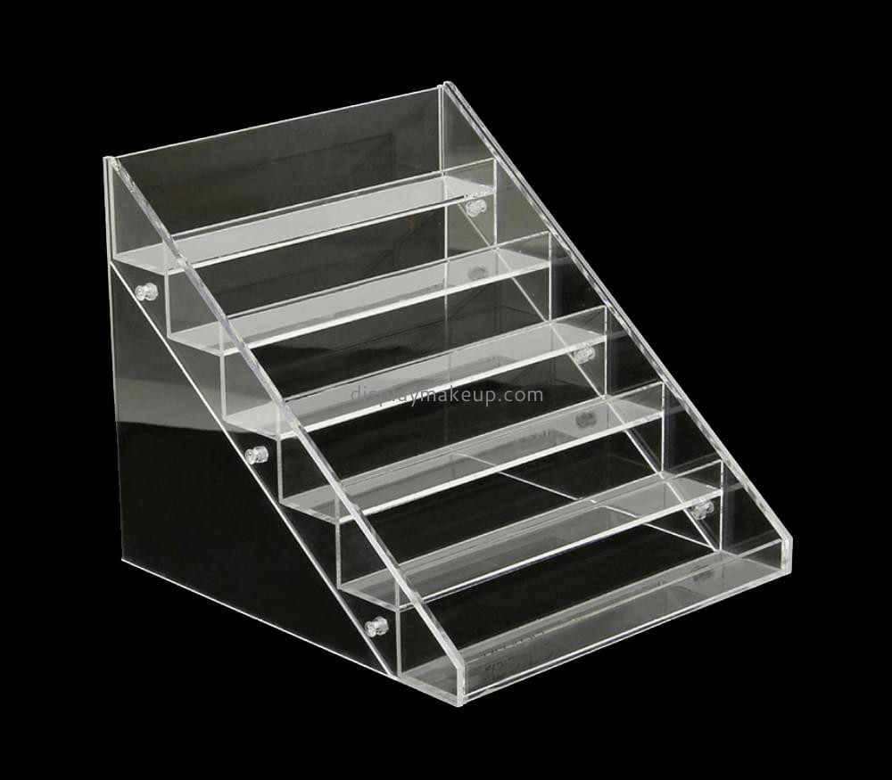 Custom acrylic cosmetic display riser DMD-2844