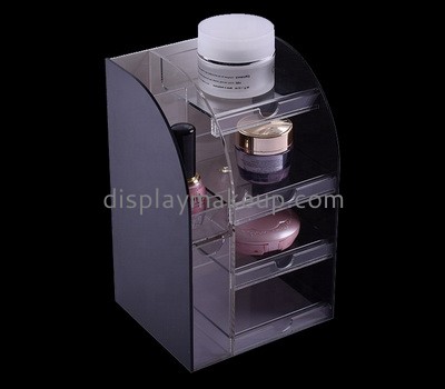 Acrylic factory customize plexiglass skin care display shelf perspex 4 tier display stand DMD-2833