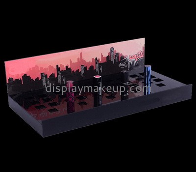 Acrylic display manufacturer customize cosmetic lipstick holder lipgloss display stand DMD-2826