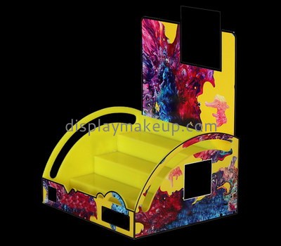 Custom retail counter top acrylic makeup display stand DMD-2789