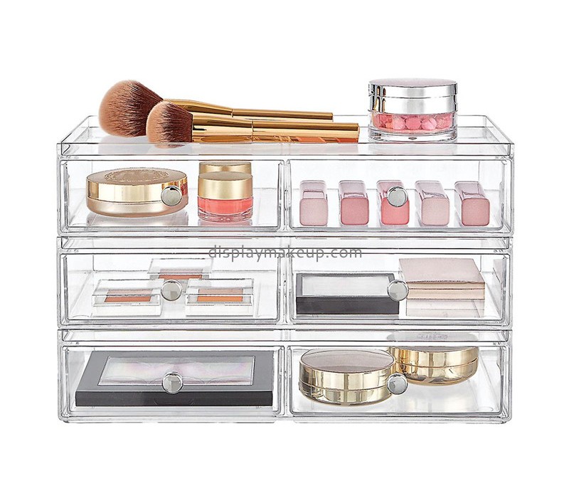 Factory hot sale 6 drawer acrylic makeup organizer DMO-098