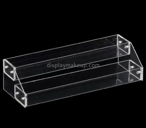 Custom 2 tiered clear acrylic nail polishing display stands DMD-2594