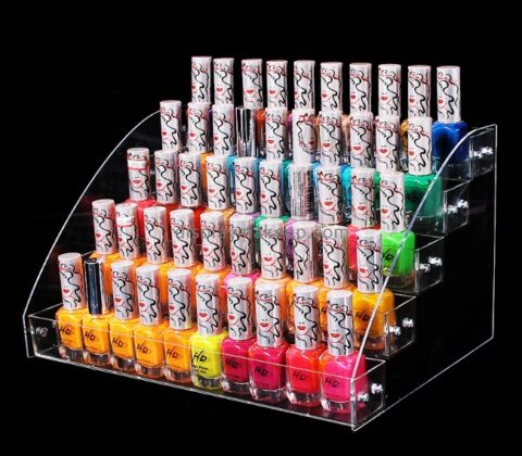 Clear acrylic 5 tiered nail polish display holders DMD-2569