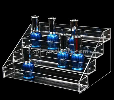 Clear acrylic 4 tiered nail polish display holders DMD-2568