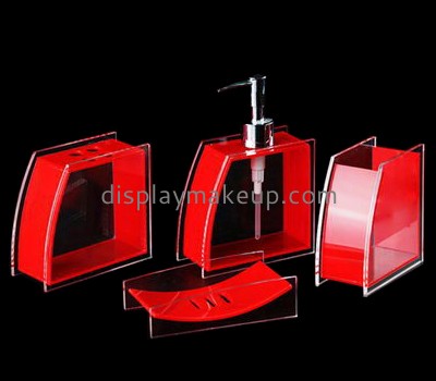 Acrylic bathroom soap and lotion dispenser set DMD-2509