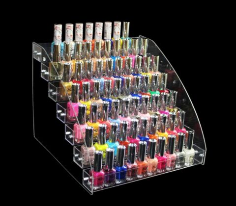 Customize transparent acrylic nail polish holder DMD-1700