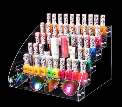 Customize lucite clear nail polish holder DMD-1609