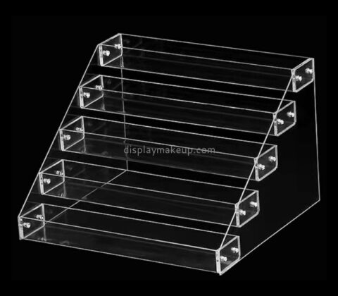 Bespoke tiered acrylic clear display stands DMD-1297