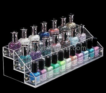 Customized clear acrylic makeup 3 step display stand DMD-1227