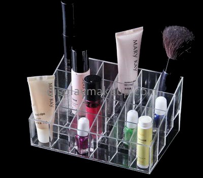 Makeup display stand suppliers custom tiered acrylic display holders DMD-972