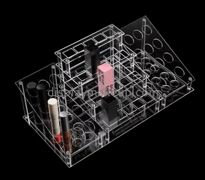 Clear acrylic supplier custom perspex lipstick holder DMD-968