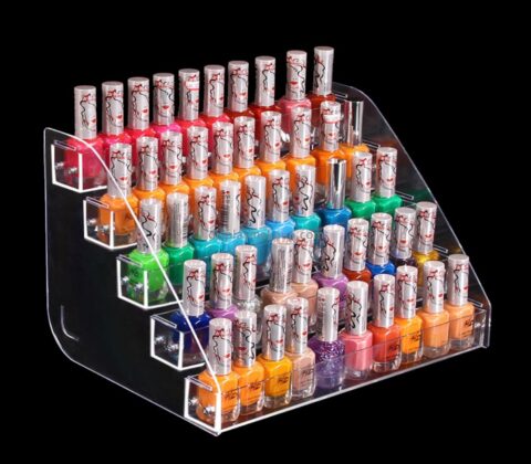 Acrylic display manufacturer custom lucite nail varnish organizer DMD-947