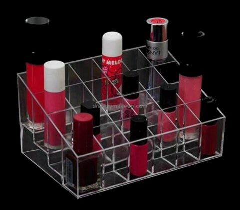 Plexiglass manufacturer custom acrylic 12 lipstick holder DMD-937