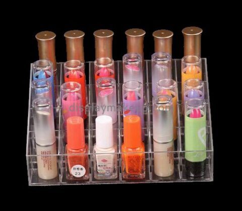 Clear acrylic supplier custom makeup lipstick holder DMD-911