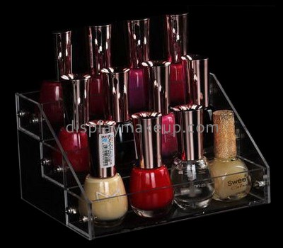 Cosmetic display stand suppliers custom acrylic display holder for nail polish DMD-878