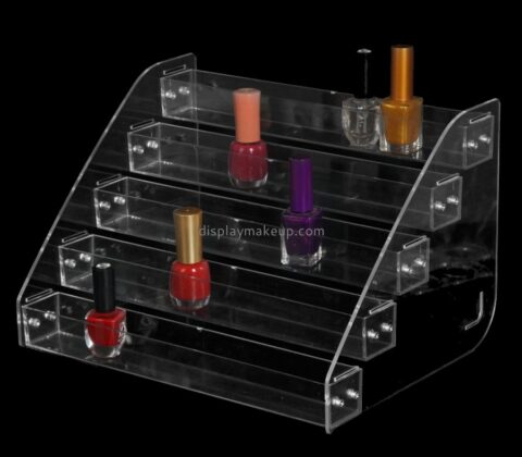 Makeup display stand suppliers custom acrylic fabrication nail varnish holder DMD-850