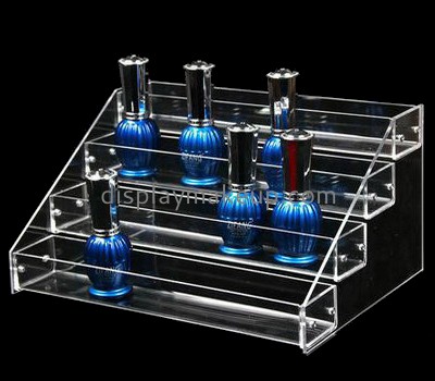 Acrylic items manufacturers custom plastic fabrication nail polish display rack DMD-849