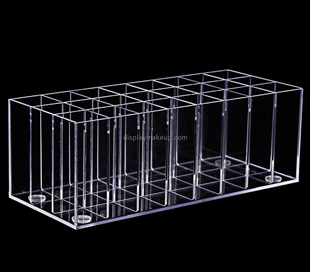 Plastic fabrication company custom clear acrylic lipstick display stands DMD-835