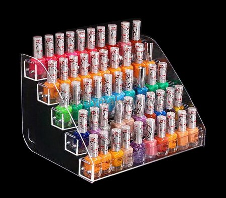 Lucite manufacturer customized acrylic nail polish rack holder DMD-587