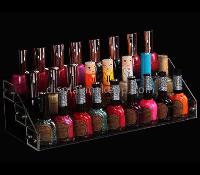 Cosmetic display stand suppliers customized acrylic plastic nail polish rack holders DMD-553