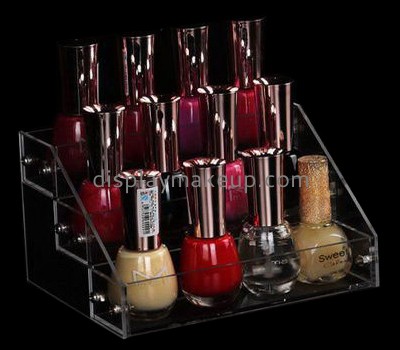 Makeup display stand suppliers customized nail polish acrylic organizer retail store displays DMD-511