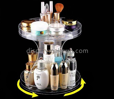 China acrylic manufacturer customized rotating acrylic makeup display stands DMD-502