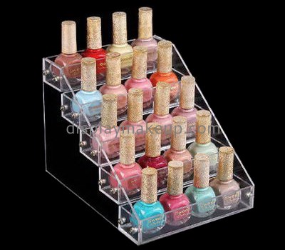 Cosmetic display stand suppliers customized acrylic lipstick and nail polish organizer displays DMD-486