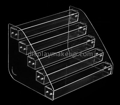 Cosmetic display stand suppliers customized clear makeup nail polish rack organizer DMD-403