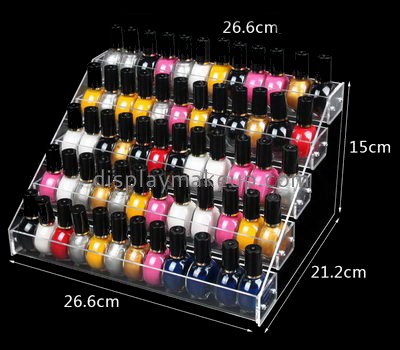 Makeup display stand suppliers customized plastic nail varnish polish holder DMD-395