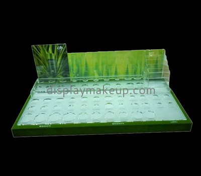 Custom design plastic holder acrylic cosmetic display cosmetic display shelves DMD-270