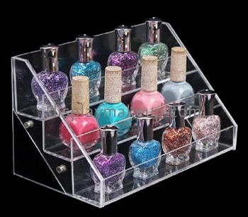 Factory custom design display acrylic nail polish display rack cheap makeup stands for sale DMD-260