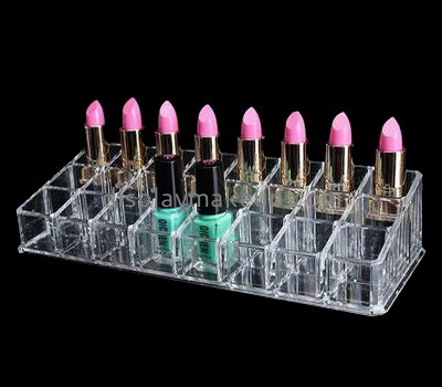 Custom design acrylic retail display shelving cosmetic counter displays tiered acrylic display DMD-228