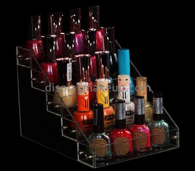 China acrylic display manufacturers customized display stand acrylic nail polish display shelves DMD-222