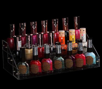 Factory direct sale acrylic cosmetic display retail counter display nail polish holder for wall DMD-205