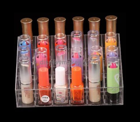 Hot selling acrylic counter display lipstick organizer counter top stand DMD-190