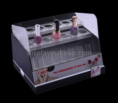 Customized manufacturing of acrylic acrylic makeup display stand nail varnish display stand DMD-167