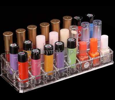 Customized acrylic lip stick display cosmetic display stand acrylic cosmetic display DMD-148