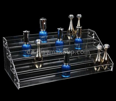 Hot selling acrylic plexiglass makeup organizer mac cosmetic display make up display stand DMD-124