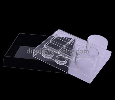 Hot sale acrylic makeup counter display makeup display acrylic cosmetic display DMD-111