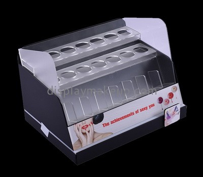 Hot selling acrylic makeup display stand acrylic display shelf plexiglass display stand DMD-098