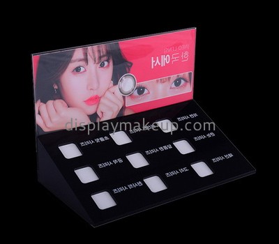 Wholesale acrylic counter top display cosmetic product display stands display counter designs DMD-095