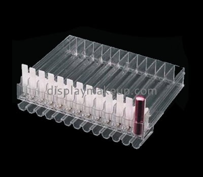 Custom design transparent acrylic spring pusher for lip sticker DMD-014