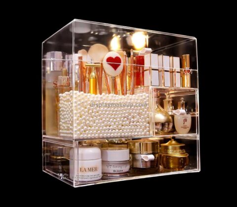 Acrylic display manufacturers customized acrylic drawer box organizer DMO-618