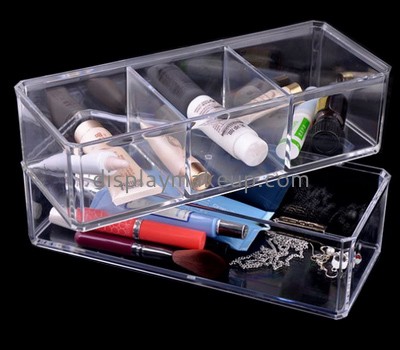 Acrylic products manufacturer customize acrylic cosmetic holder plastic makeup organizers DMO-586