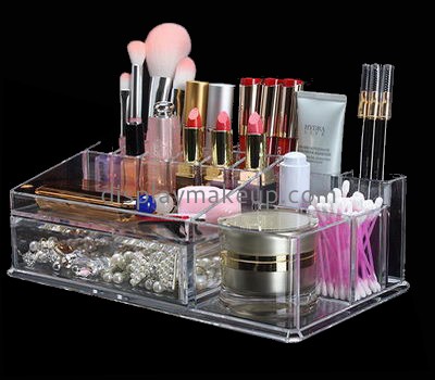 Acrylic display factory customize counter makeup organizer storage trays DMO-571