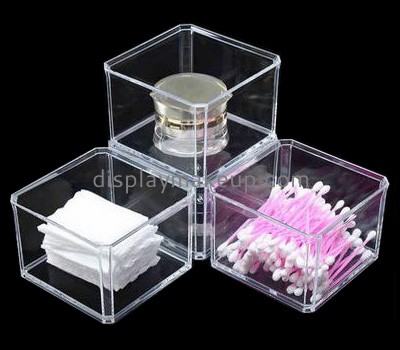 Acrylic display supplier customize small cheap makeup storage organizer box DMO-570