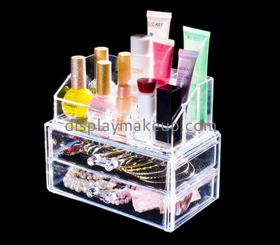 Acrylic display manufacturers customize acrylic cosmetic drawer organizer box DMO-533