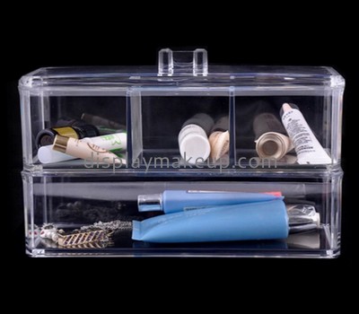 Acrylic display factory customize cosmetic storage organizer boxes for makeup DMO-523